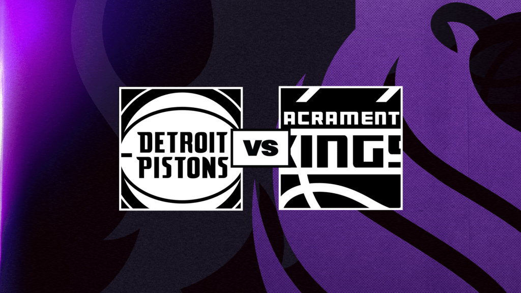 Pistons vs Kings - Golden 1 Center