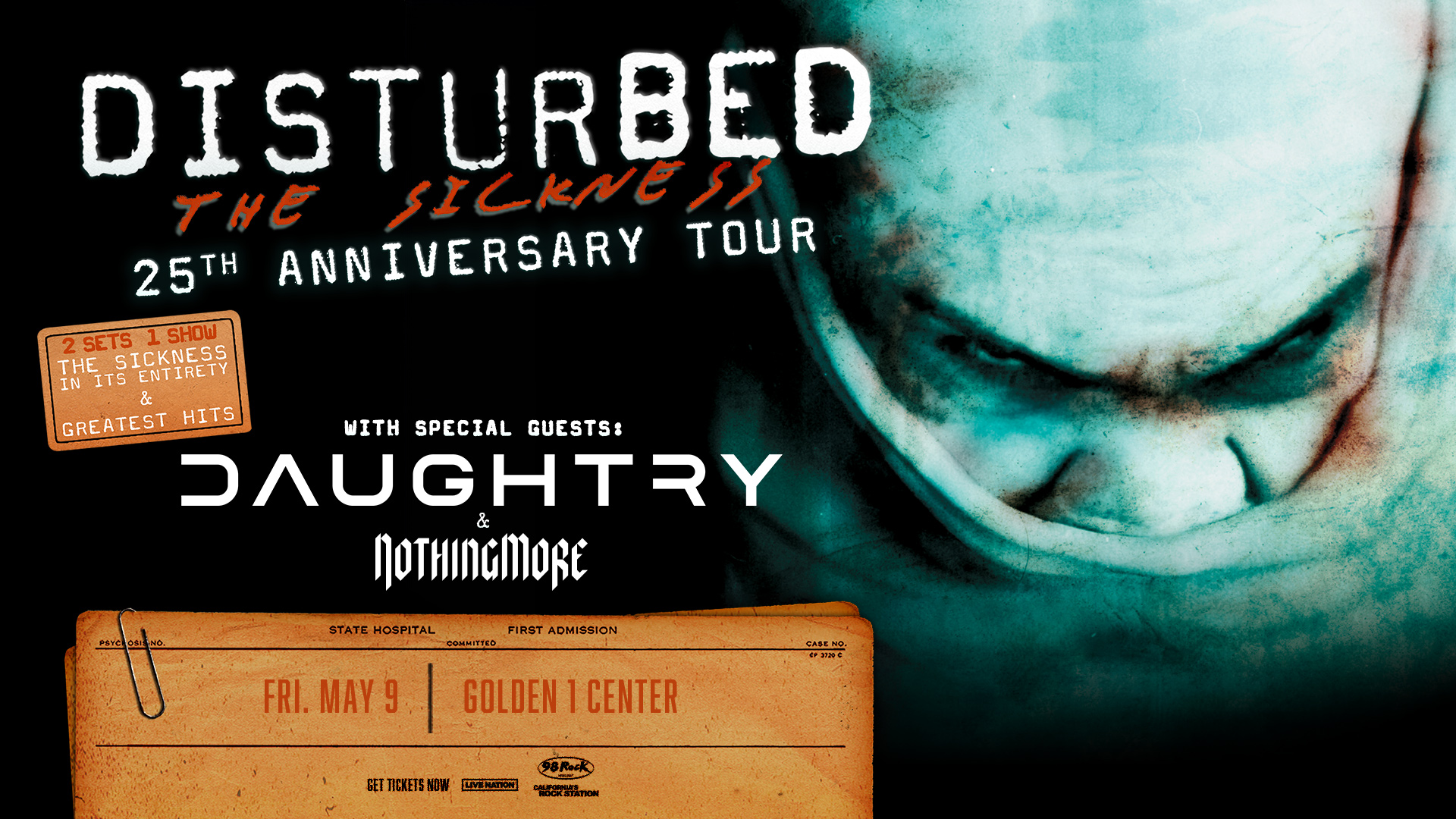 Disturbed - Golden 1 Center