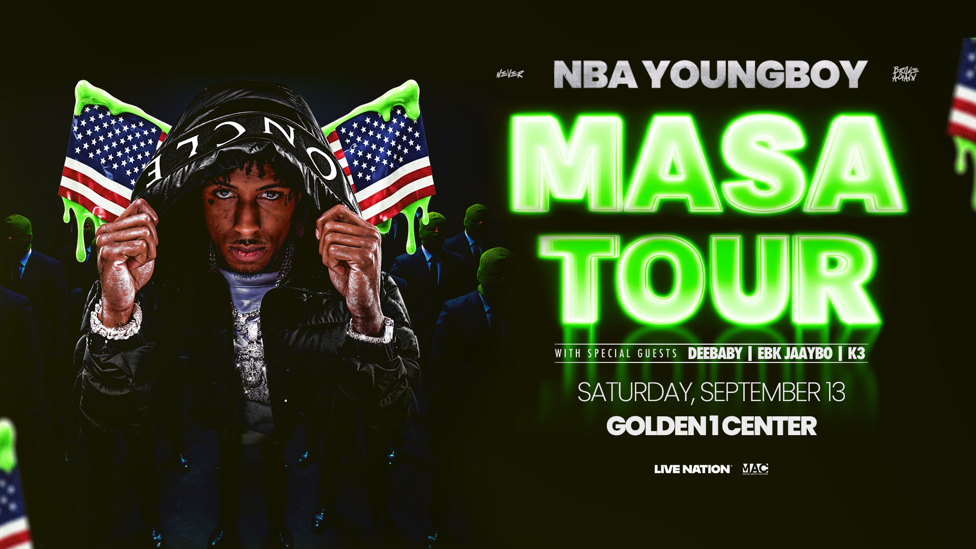 NBA YoungBoy Bring His First-Ever Headlining Tour, MASA, to Golden