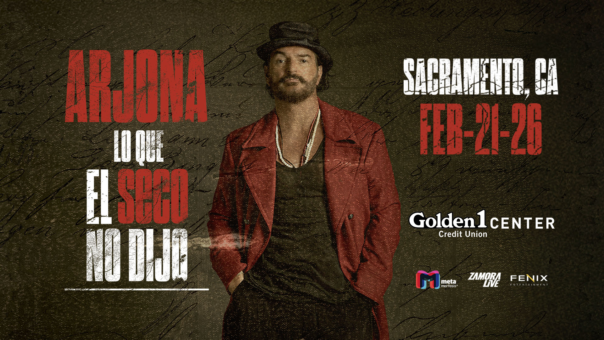 Ricardo Arjona - Golden 1 Center