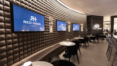 Redhawk Lounge panel