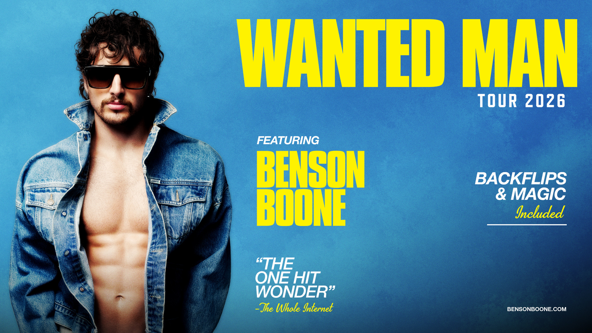 Benson Boone: Wanted Man Tour